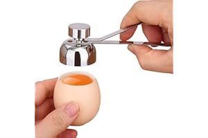 SHIDOW Egg Cracker Topper Set, Soft Hard Boiled Eggs, Egg Cutter, Egg Whacker, Egg Hammer Touch Egg Opener, Egg Separators fo