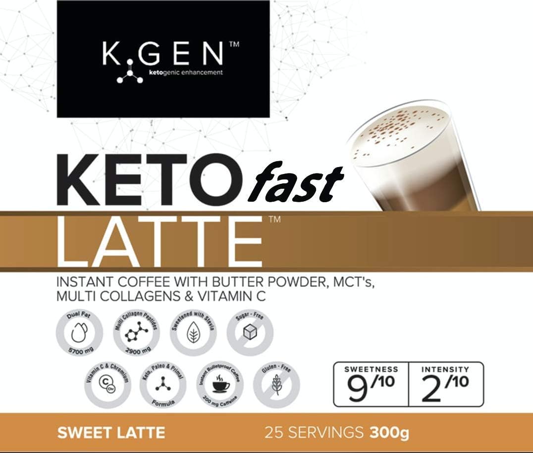 Instant Bulletproof Keto Coffee Creamer UK Made Collagen Latte, 300 g (Pack of 1) - Image 5