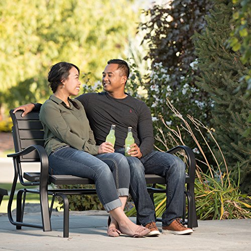 Lifetime 60276 Glider Bench, Harbor Gray Pricepulse