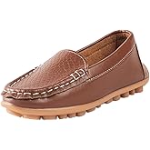 Fudaolee Boys Girls Loafers Dress Flats Slip-On Oxford Casual Moccasins School Walking Boat Shoes(Toddler/Little Kid/Big Kid)