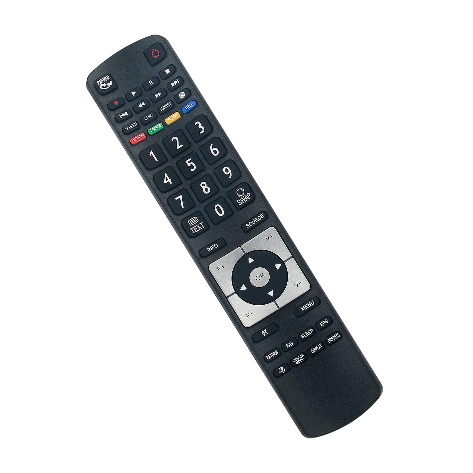 RC5110 Replacement Remote Control -VINABTY-fit for FINLUX/LINSAR/TELEFUNKEN TV RC5110 remote control 32H6C03G 26LCD505B 40H6L03G 46H8L03 22HE1311S0 26LED905T 32LCD505T