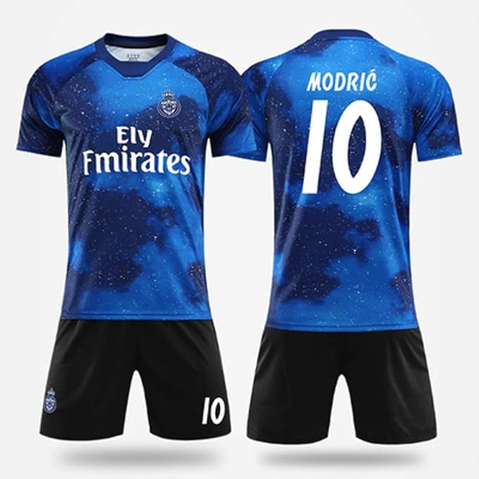 KLEDDP Camiseta de los Hombres de fútbol Ropa Traje Real Madrid ...