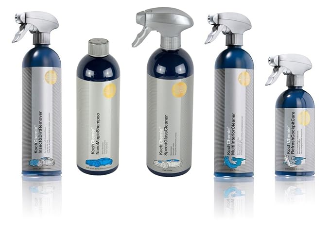 Koch Chemie 5-Teiliges Autopflege-Set Komplettpaket Innenpflege Außenpflege