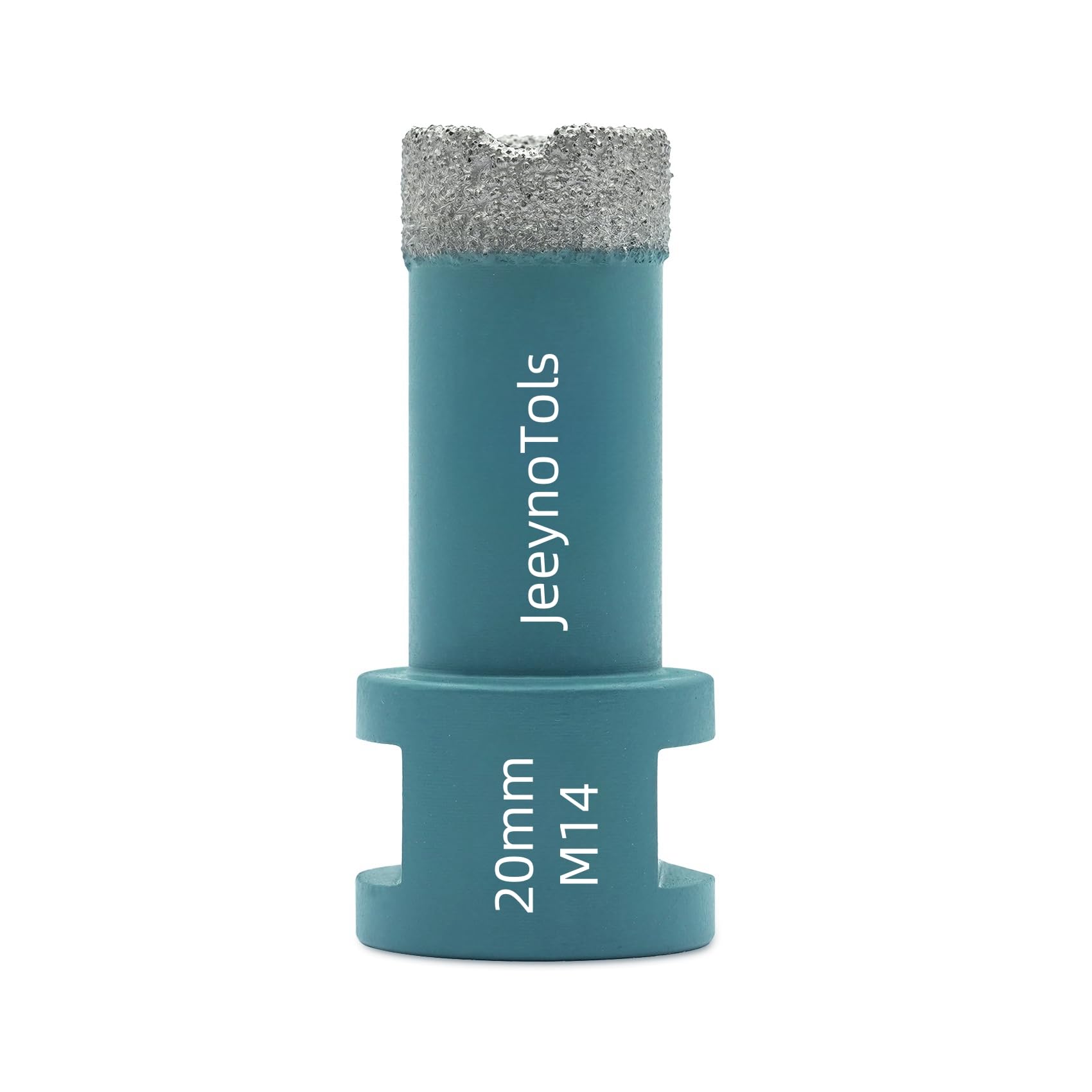 JeeynoTols Dry Diamond Core Drill Bit 20mm - Tile Drill Bit Porcelain Ceramic Tile Granite Marble Hole Saws with M14 thread