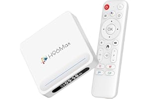 Android 14.0 TV Box LEFFOT H618 Plus 4K UHD TV Streaming Device, 4GB RAM + 32GB ROM, Smart Android Box with HDR10, Voice Cont