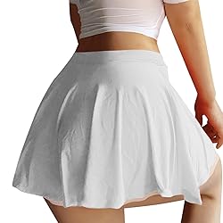 Women's Sexy Sheer Micro Mini Skirt - High Waist