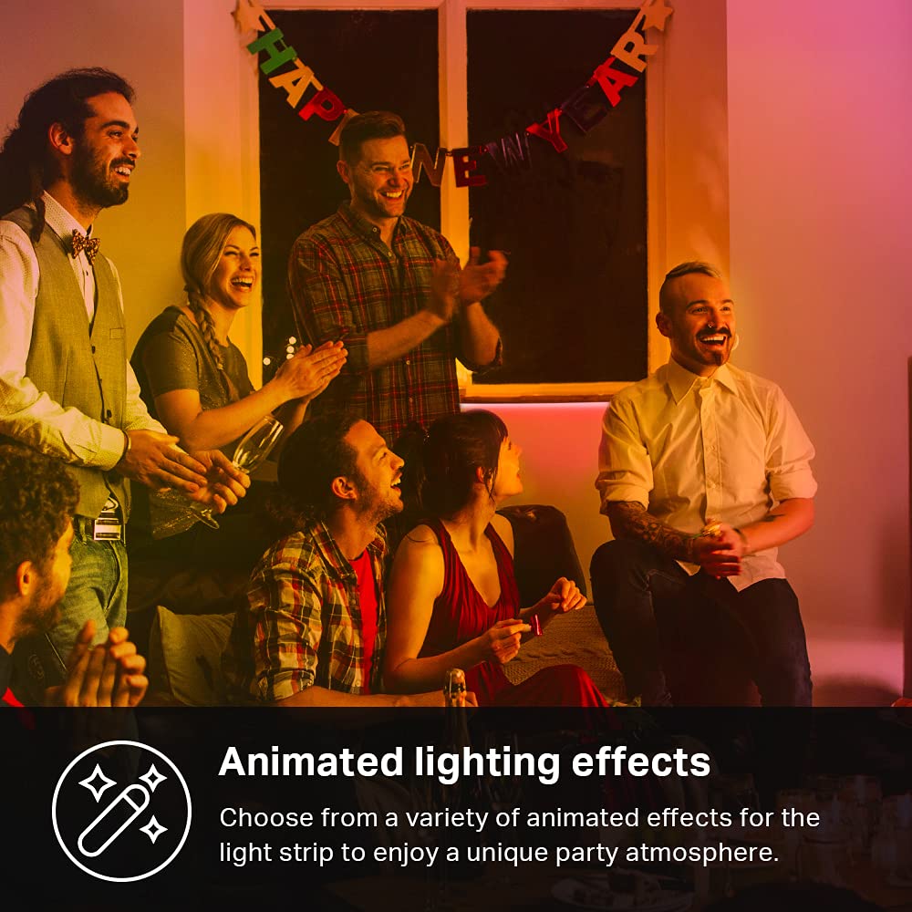 Kasa Smart LED Light Strip, 16.4ft WiFi LED Strip Works with Alexa, Google Home, SmartThings, High Brightness with 16 Million Colors, RGB, Grouping, Adjustable Length, Up to 25,000 Hours (KL400L5) - View 5