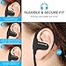 Bluetooth Running Headphones - EXCLUSIVE 2018 - Best Small Sport Headphones - Adjustable Ear Hooks - Wireless Headphones w/ Mic - Waterproof IPx7 Workout Headphones Earbuds for Men Women - Up to 8 Hrs
