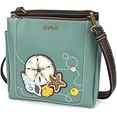 CHALA Merry Messenger RFID Protected Women Faux Leather Shoulder Purse with Adjustable Crossbody Strap | RFID Protected, Faux Leather