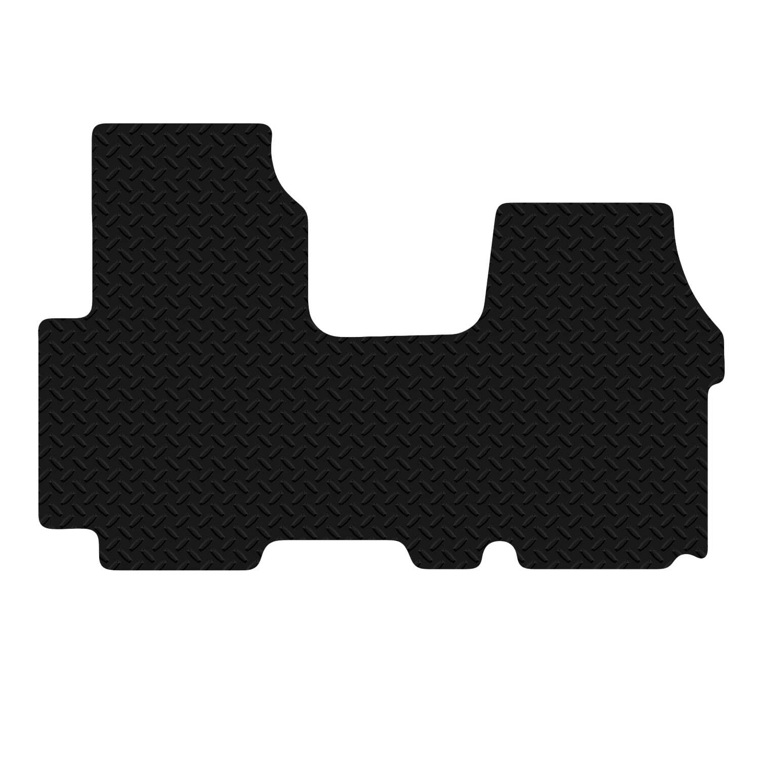 Carsio Van Mats For Vauxhall Vivaro Van 2001-2014 Tailored Fit Rubber Floor Mat Set Complete Accessory Black Custom Fitted - Anti-Slip Backing, Heavy Duty & Waterproof