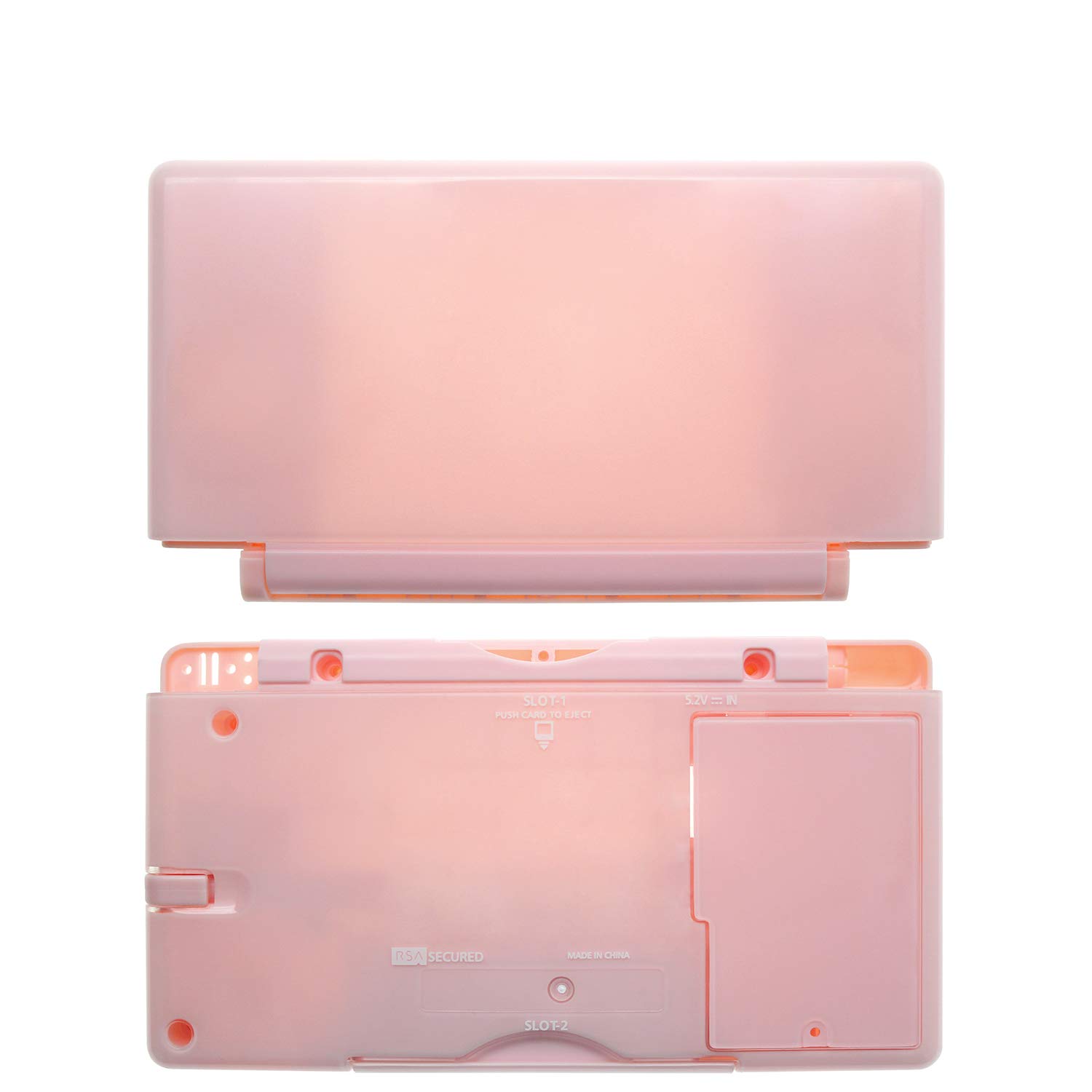 OSTENT Replacement Housing Shell Case Kit for Nintendo DS Lite NDSL | Full Repair Parts | Color Pink