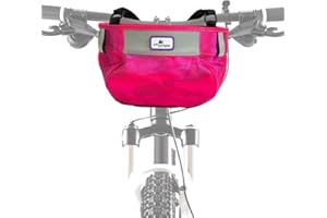Po Campo Kids Bicycle Basket – Whoosh Bike Basket – Front Frame Handlebar Bag – Waterproof Fabric Bike Basket for Boys, Girls, Toddlers Bike or Scooter