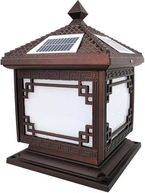 DFQX Solar Post Lights - Outdoor Post Cap Light for Fence Deck or Patio