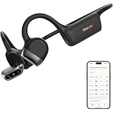 VibeLens Open-Ear Bone Conduction Sport Headphones with Camera, IP68, Black | Lightweight &amp; Secure Fit, 4K POV Recording, 3 Mics Premium Sound, 15H Battery, AI Translate &amp; Chat, Running/Cycling/Hiking