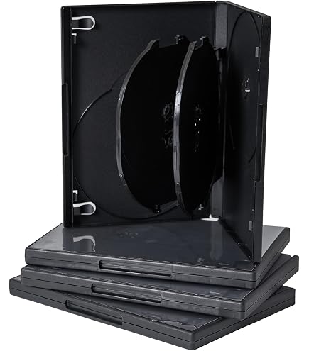 Amazon.com: (48) Triple AlphaPak Dark Gray DVD Cases/Boxes