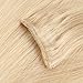 Bleach Blonde Double Weft Clip in Human Hair Extensions Full Head 14