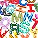 World Pride Cute Funky Wooden A-Z Alphabet Letter Fridge Magnet Set of 26pcs