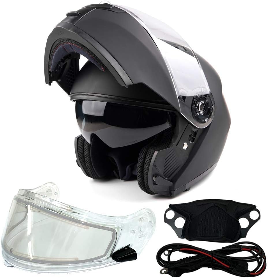 Typhoon TH158 Dual Visor Modular Full Face Snowmobile