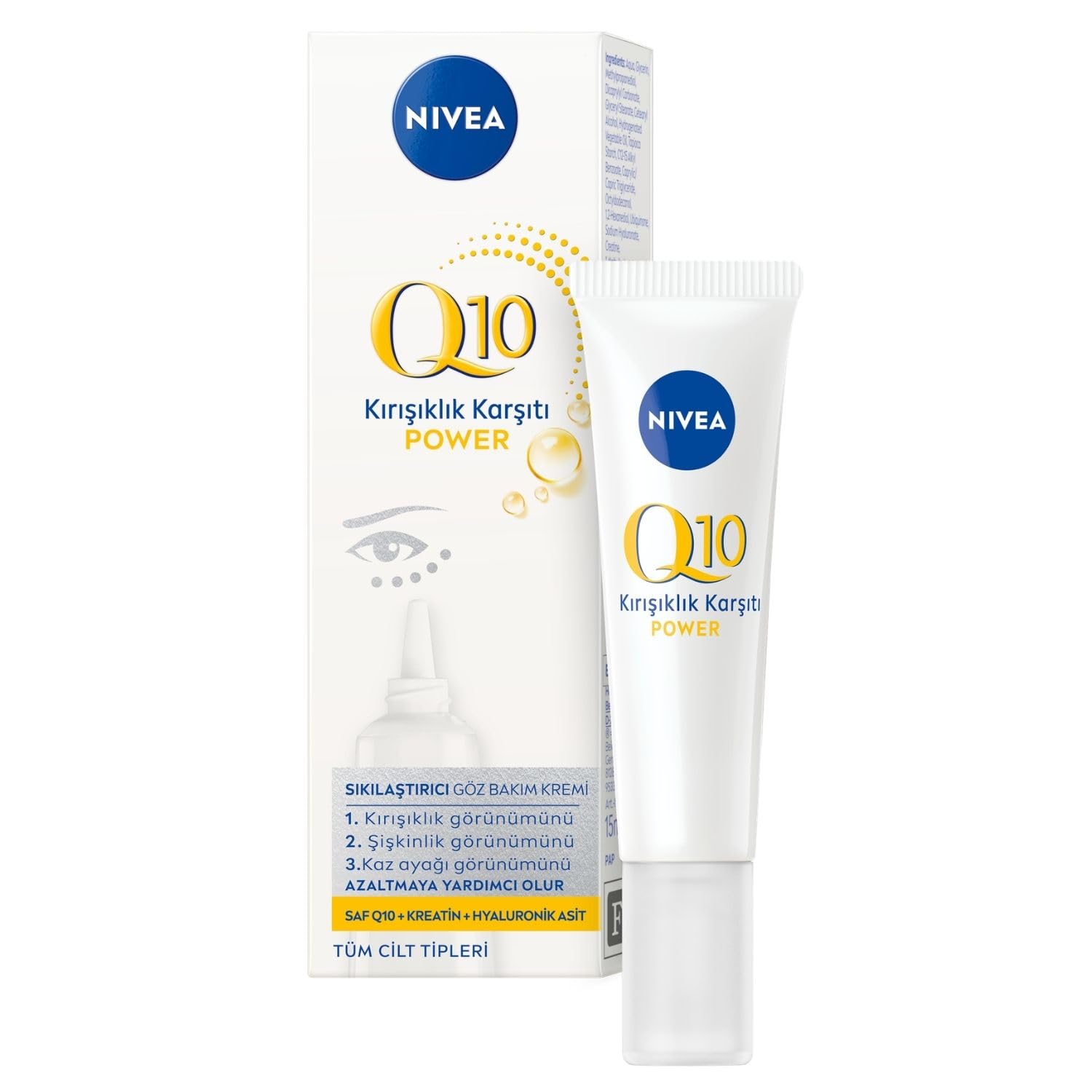 Nivea Q10 Plus Anti-Wrinkle Eye Cream 15 ml