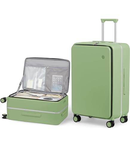 Amazon.com | mixi Carry On Luggage with Cup Phone Holder and