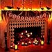 eLander Halloween Decorations Candles Tea Lights, Battery Operated, Flickering Flameless [12 Pack ¨C Amber Yellow]