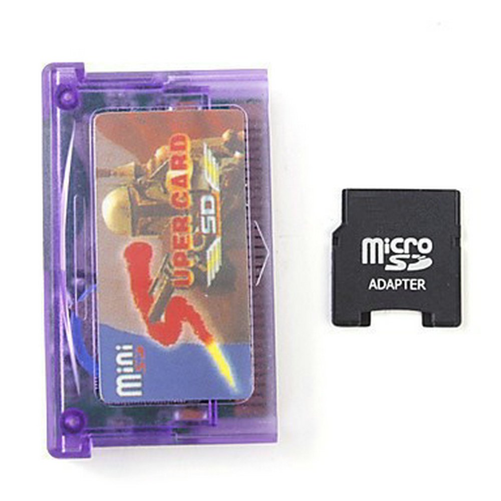 Flash Card Supercard Sd P/ Game Boy Advance Gba Sp Ds Lite R 89,49