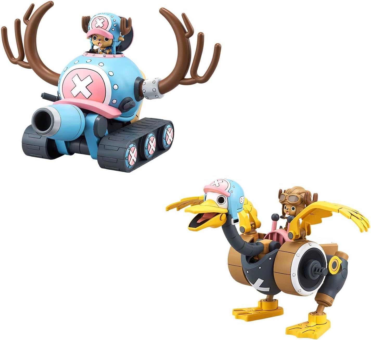 Bandai Spirits One Piece Chopper Robot No. 1 & 2 (Chopper Tank & Chopper Wing) Color Coded Plastic Model — image 1