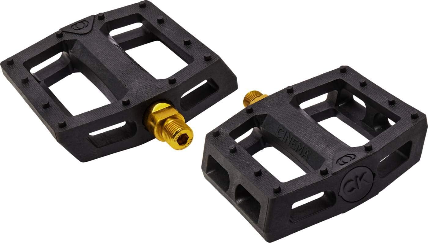 gold bmx pedals