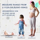 MOMMED Baby Weighing Scale Digital Infant Scale with Height Tracker view 6