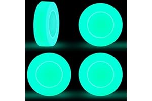 Zealor 4/8/20 Pack Ice Hockey Puck Glow in The Dark Green Floor Sports Hockey PVC Training Pucks Set with Storage Bag for Youth Adults Outdoor Roller Sport Game Classic Training and Practicing