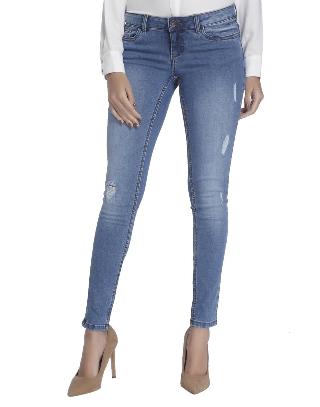 Buy VERO MODA Women's Slim Jeans at Amazon.in
