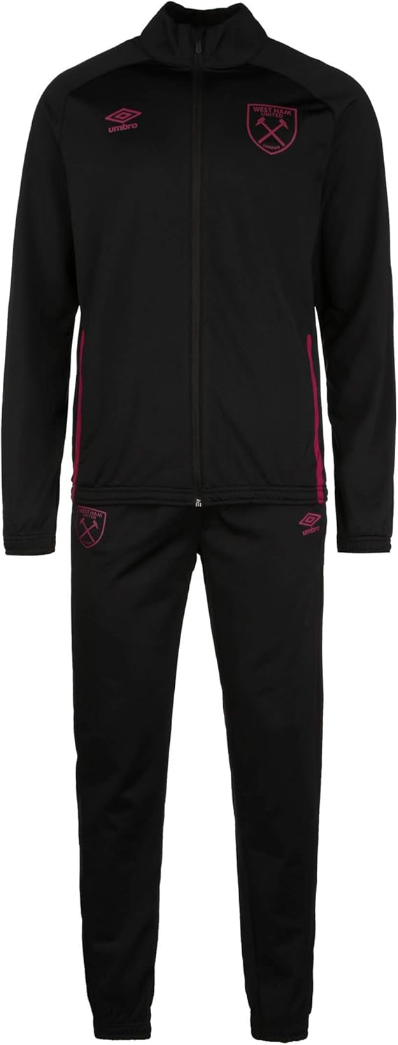 Umbro 20202021 West Ham Knit Tracksuit (Black) Amazon.co.uk Clothing