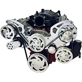 Chap Performance Chevy LS GM LS1 LS2 LS3 LS6 Serpentine Pulley Kit ALT PS AC Truck Style Balancer