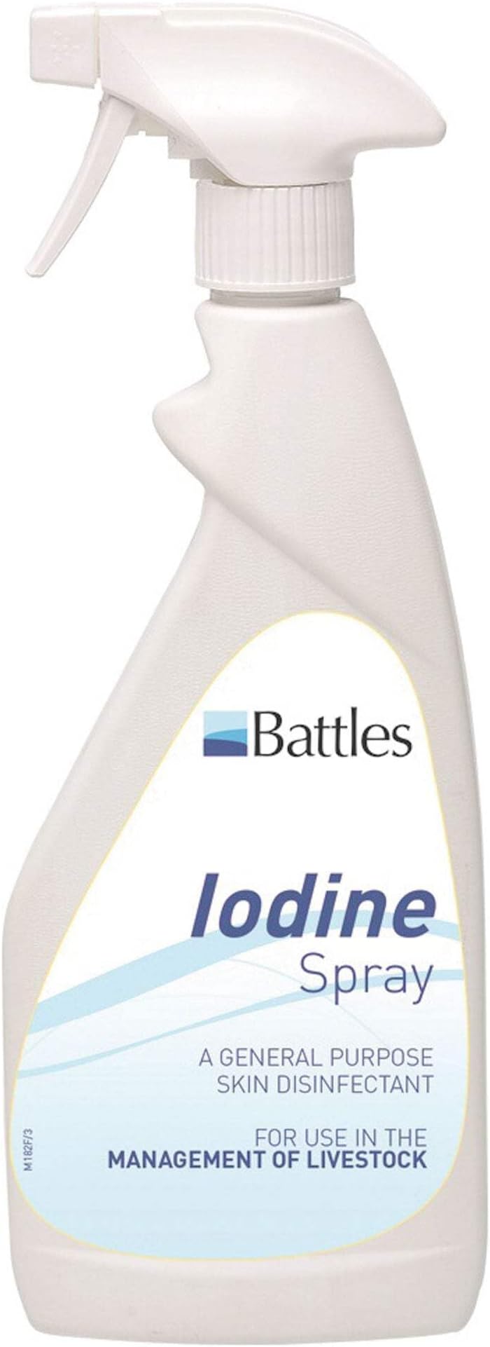 Battles Iodine Solution 500Ml Spray Veterinary Skin Disinfectant