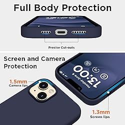 COFFKER for iPhone 13 Phone Case with [2X Screen