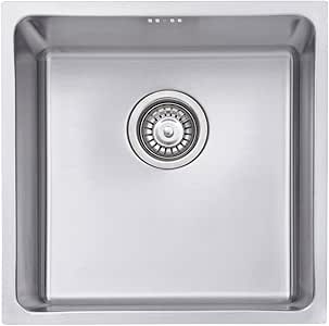 JASS Ferry - Fregadero de cocina de acero inoxidable, 1 seno cuadrado