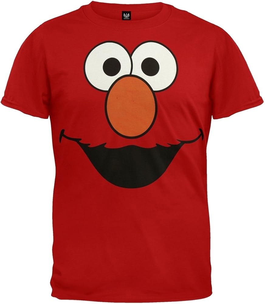 Sesame Street Elmo Face Red T-Shirt 