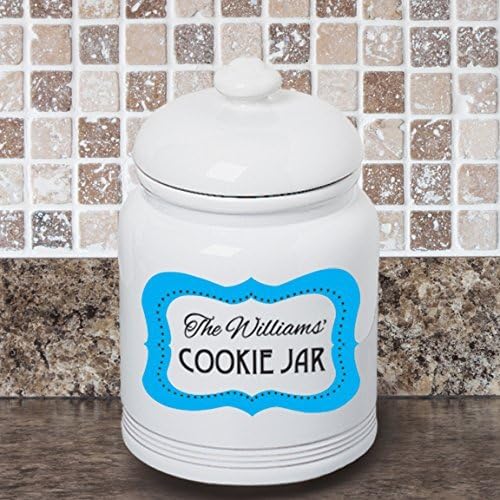 Launch Pad Gifts Cookie Jar Personalized with Family Name
