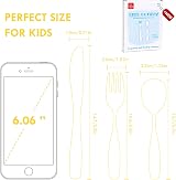 Lehoo Castle 6 Pcs Toddler Utensils Stainless Steel Cutlery Set 2 Spoons 2 view 8
