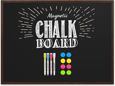 DOLLAR BOSS Magnetic Large Chalkboard 90x120cm Wall Mounted Blackboard