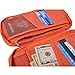 Hopsooken Travel Wallet & Passport Holder Organizer Rfid Blocking ID Card Pouch (Orange)