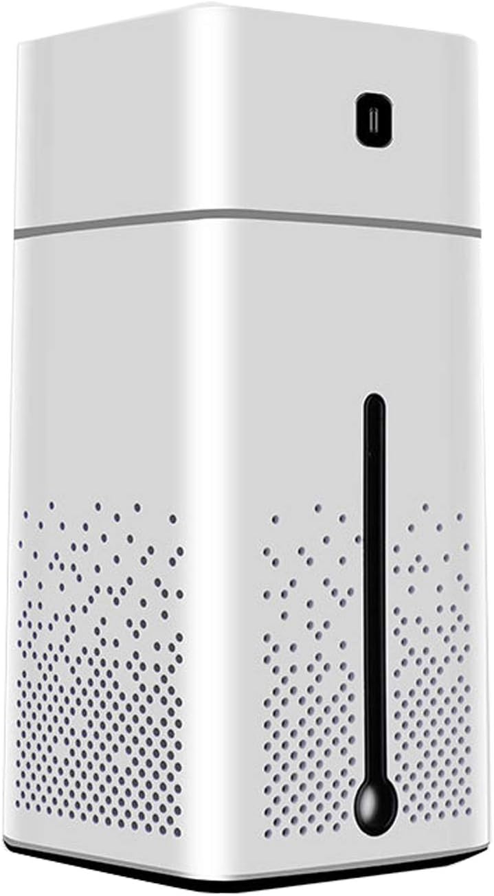 1L USB Whole House Humidifier Essential Oil Aromatherapy Diffuser for Office, Bedroom, Living Room, Bedside Kids Baby Humidifiers for Nursery, Top Fill Cool Mist Vaporizer Air Circulation Large Room