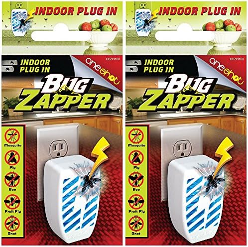 (Set/2) Indoor Outlet Plug-in Mini Bug Zapper - Kill Gnats, Flys, Mosquitoes