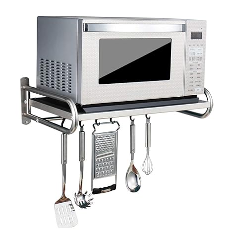 CFZMZWJ Soporte de Pared Estante para microondas ...