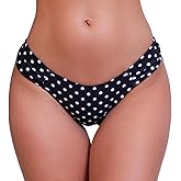 Halcurt Women's Mid Waisted Bikini Swimsuit Bottoms Full Coverage Swim Bottoms
