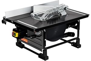 EXPLOREHORIZON Table Saw for Jobsite, 8-Inch 6.7-Amp Copper Motor, Cutting Speed Up to 3576RPM, 24T Blade,Compact & Portable Table Saw Kit With Sliding Miter Gauge, Diy and Woodworking
