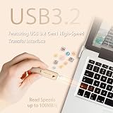 TCELL 512GB USB 3.2 Gen1 Flash Drive Portable Keychain Memory Stick LED view 3