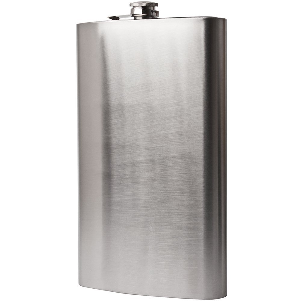 Maxam Jumbo Stainless Steel Flask KTFLASK64 64 Ounce Capacity