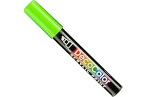 Uchida 315-C-11 Marvy Deco Color Chisel Tip Acrylic Paint Marker, Light Green