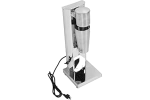 Milkshake Maker Machine, 180W 18000RMP Milkshake Maker Quiet Stainless Steel Electric Drink Mixer with 800ml Cup Suitable for
